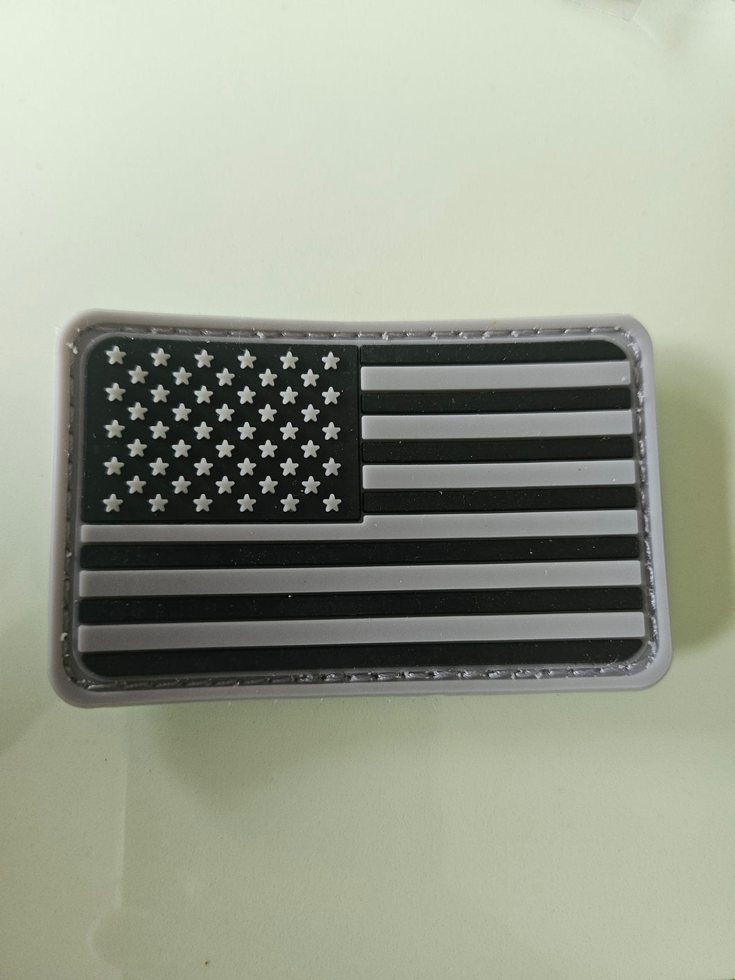 Rubber Patch USA grau