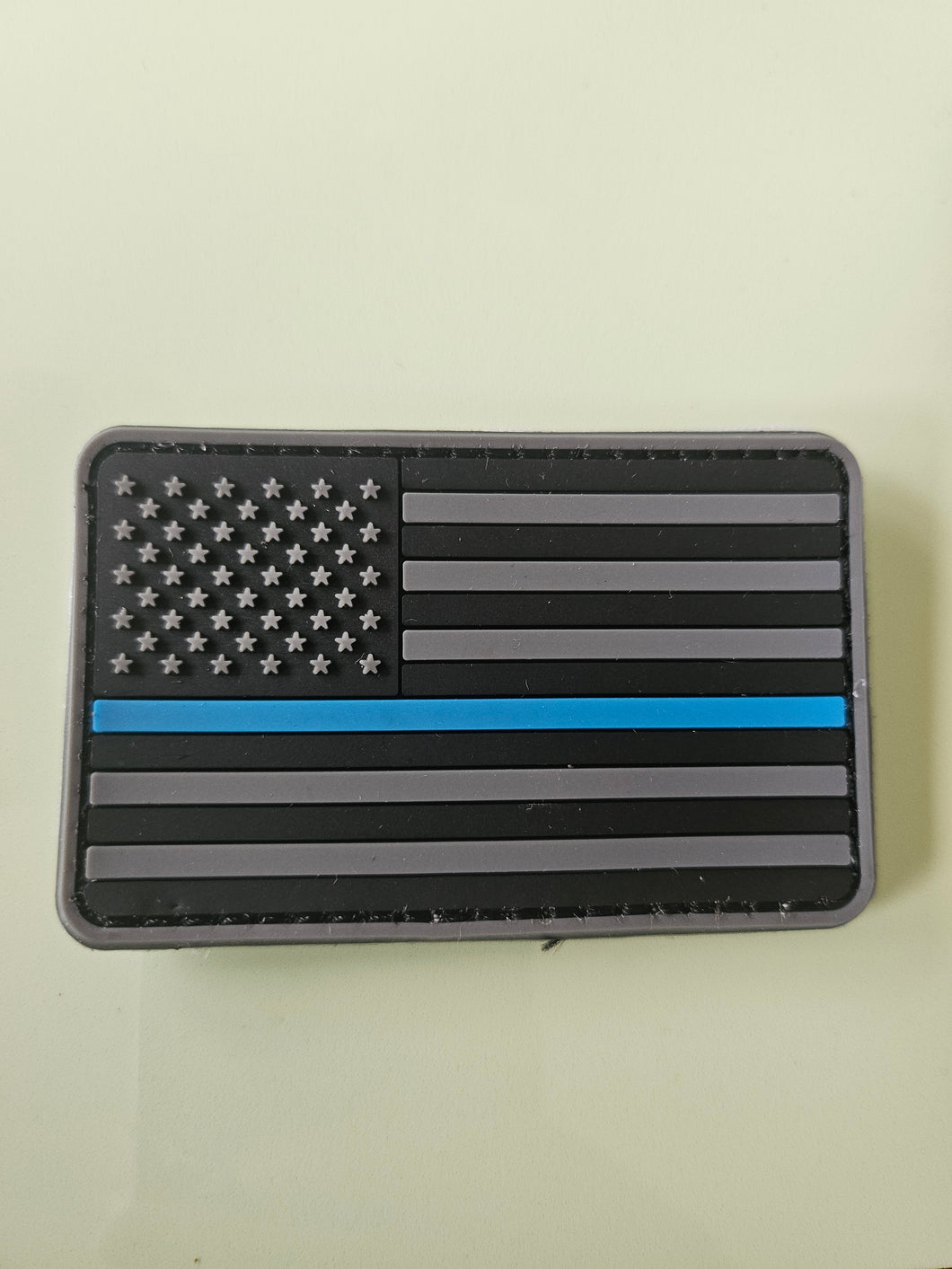 Rubber Patch USA thin blue line